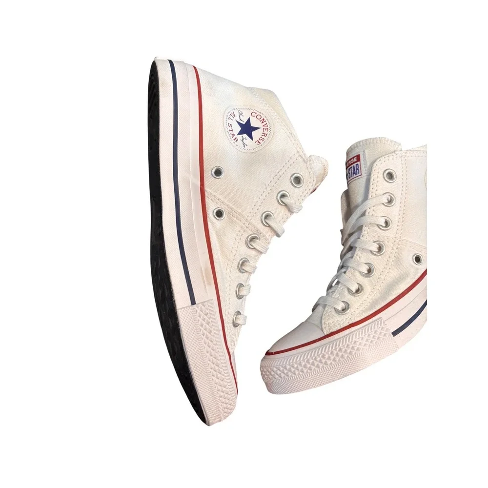 Converse Chuck Taylor All Star Madison Mid Top White‎ Canvas Sneakers 563511F 8W